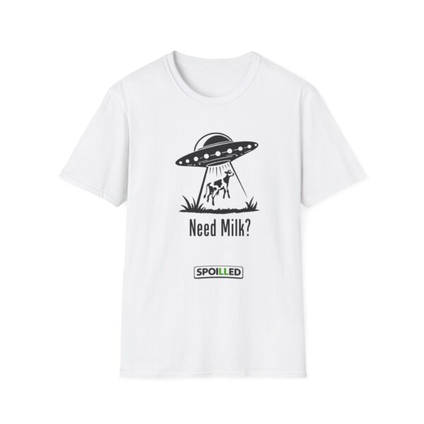 UFO COW T-Shirt | UFO Abducting Cow Design