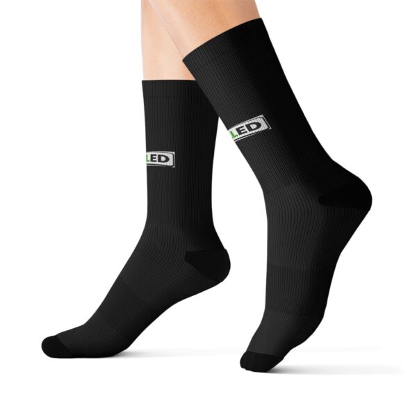 SPOILLED logo socks  | Black crew socks